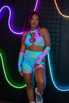 Hazey Cut-out Top - Trippy Trix