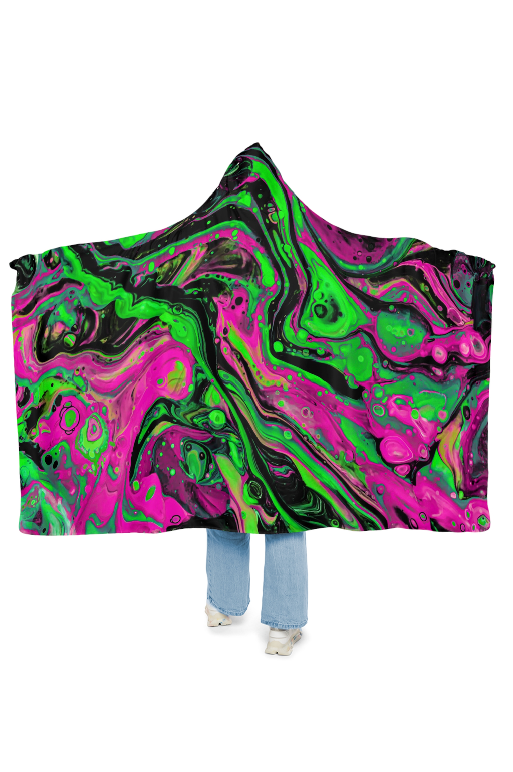 Acid Attack Hooded Blanket (Made to Order) - Acid Waves