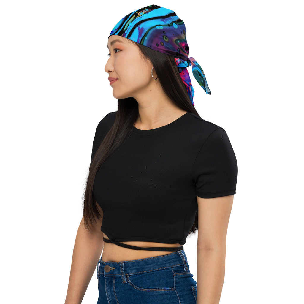 Bandita Bandana (Made to Order) - Midnight Lava
