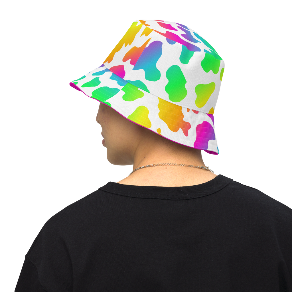 Dual Reversible Bucket Hat (Made to Order) - Vaca Galactica