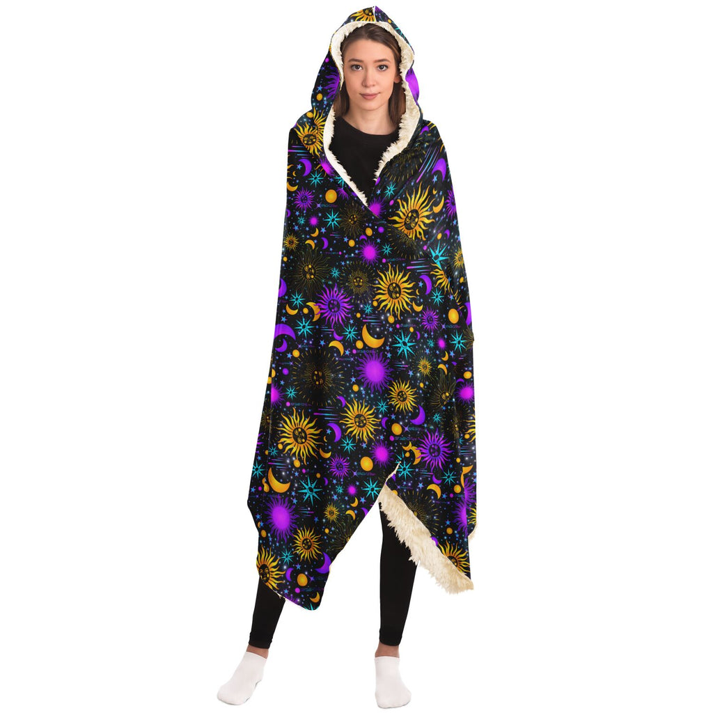 Acid Attack Hooded Blanket (Made to Order) - Celestial Soul
