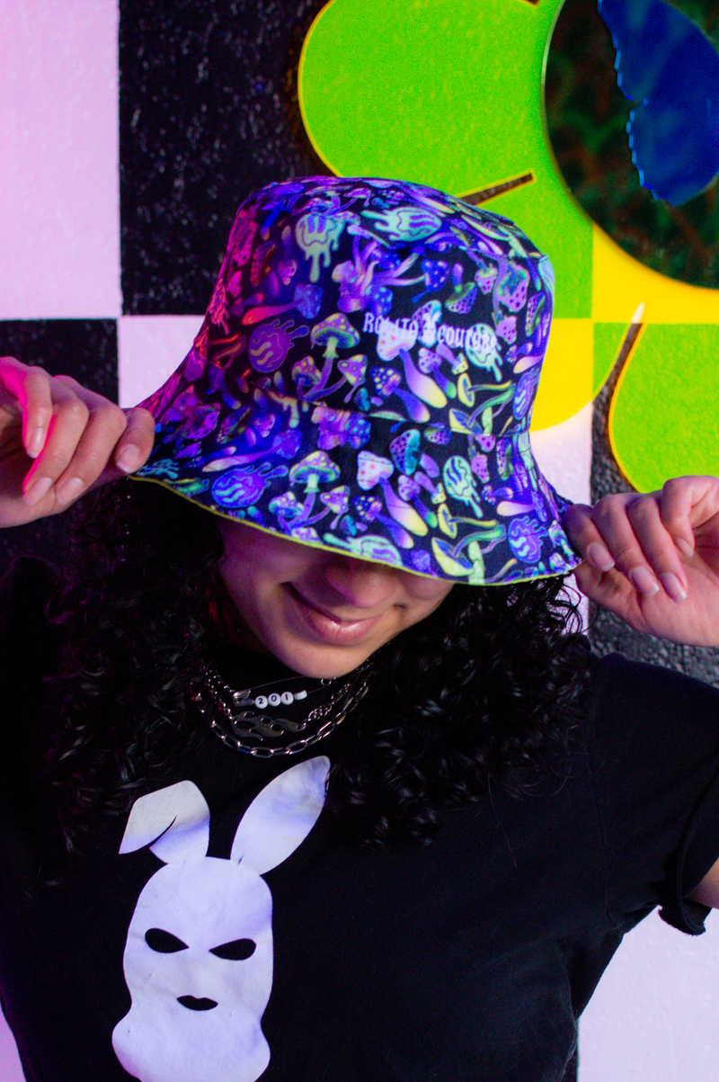Dual Reversible Bucket Hat (Made to Order) - Lumi Shroomie