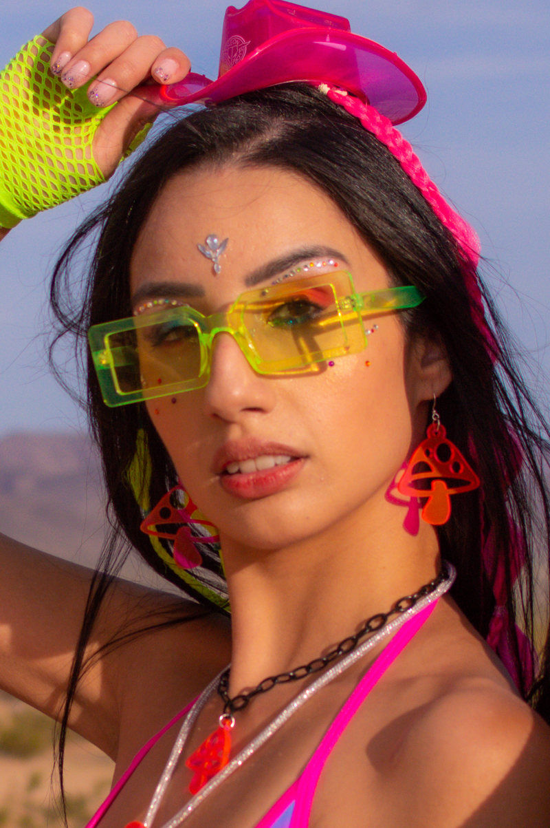 Neon Green Glasses