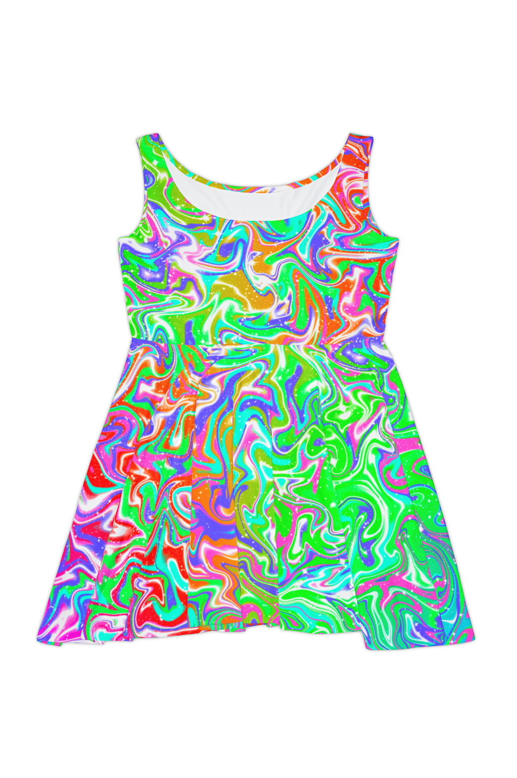 Disco Diva Skater Dress (Made to Order) - Trippy Trix