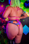 Bootylicious Bottoms - Neon Pink/Daisy