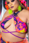 Goddess Wrap Top - Hazard
