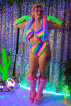 Kaleidoscope Bodysuit - Rainbow