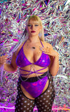Joy Chain Wrap Top - Purple Oil Slick