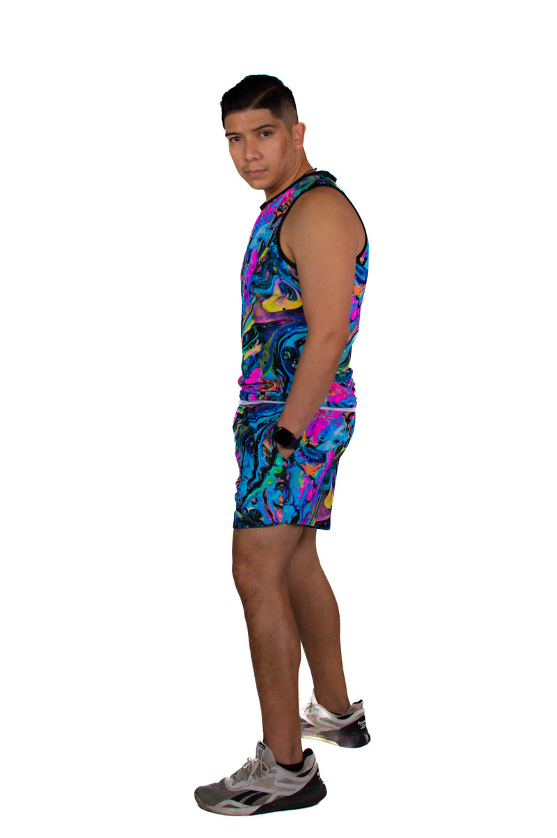 Easy Rider Unisex Shorts - Midnight Lava