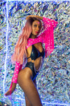 Punk Princess Bodysuit - Black Oil Slick