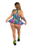 La Diabla Mini Skirt - Midnight Lava