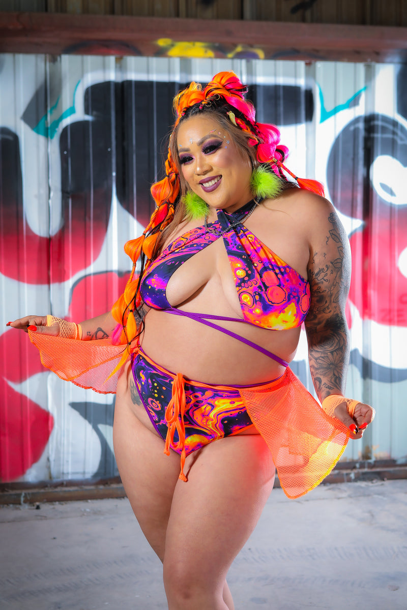 Goddess Wrap Top - Hazard
