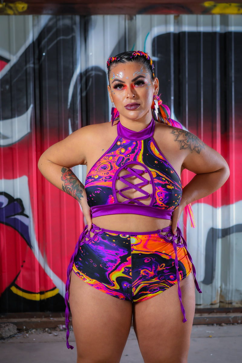Venom Lace Up Bottoms - Hazard