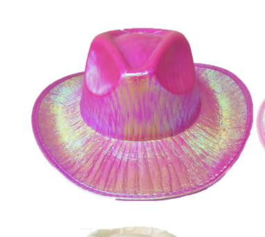 Fuchsia Blue Cowgirl Hat