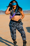 Kiss Me Joggers - Black & White