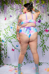 Glitz High Waist Bottoms - Tie Die Pastel