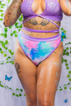 Bootylicious Bottoms - Tie Die Pastel/Lilac