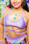 Friction Chain Top - Lilac