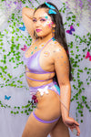 Friction Chain Top - Lilac