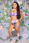 Friction Chain Top - Lilac